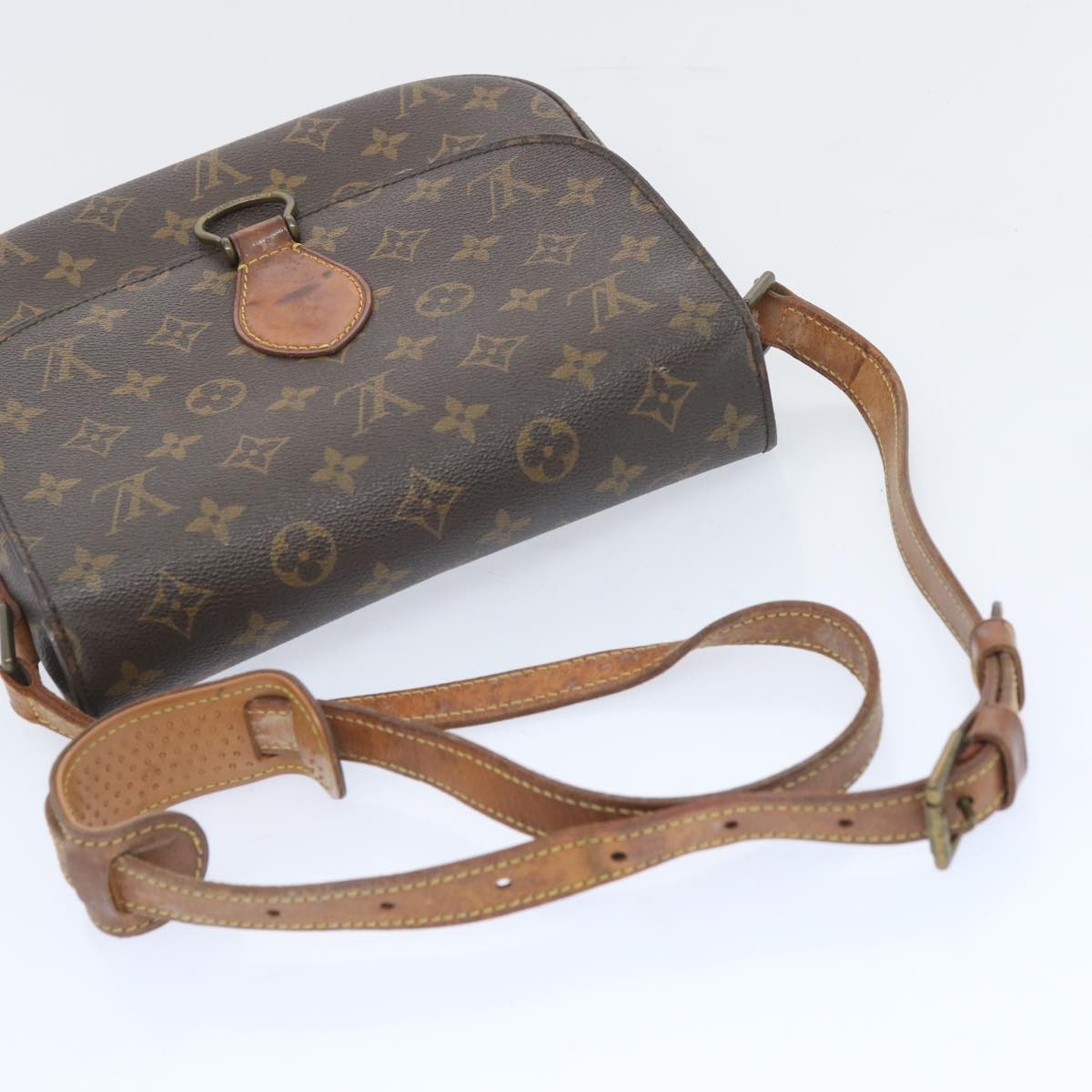 LOUIS VUITTON Monogram Saint Cloud GM Shoulder Bag M51242 LV Auth ki4093