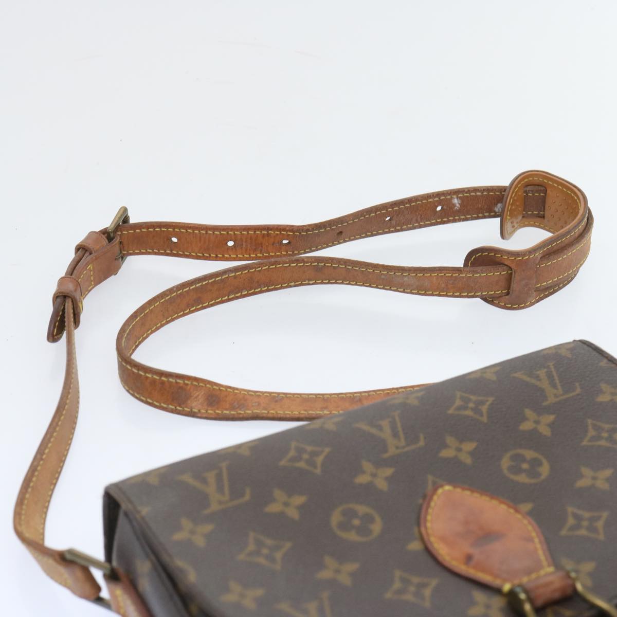 LOUIS VUITTON Monogram Saint Cloud GM Shoulder Bag M51242 LV Auth ki4093