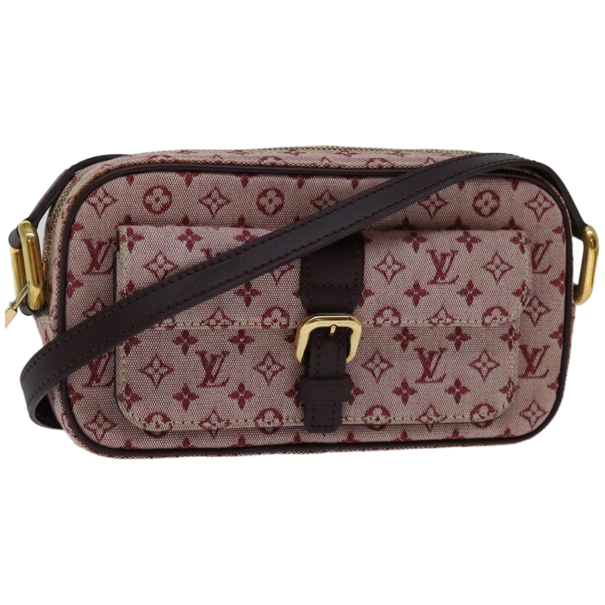 LOUIS VUITTON Monogram Mini Juliet MM Shoulder Bag Red M92219 LV Auth ki4103