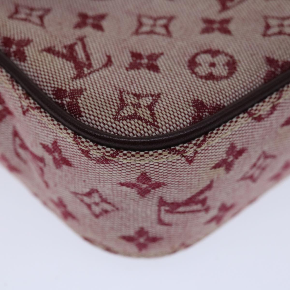 LOUIS VUITTON Monogram Mini Juliet MM Shoulder Bag Red M92219 LV Auth ki4103