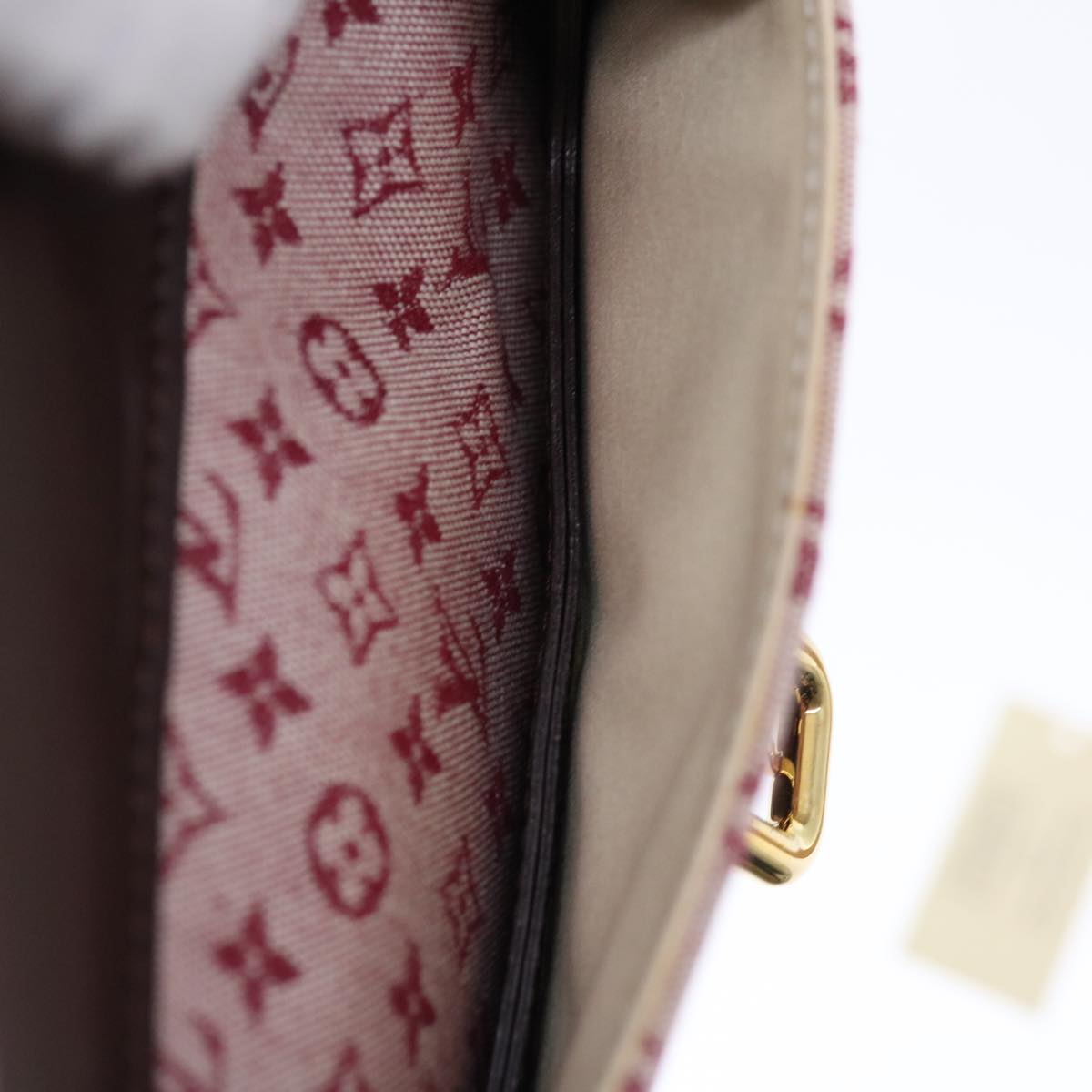 LOUIS VUITTON Monogram Mini Juliet MM Shoulder Bag Red M92219 LV Auth ki4103