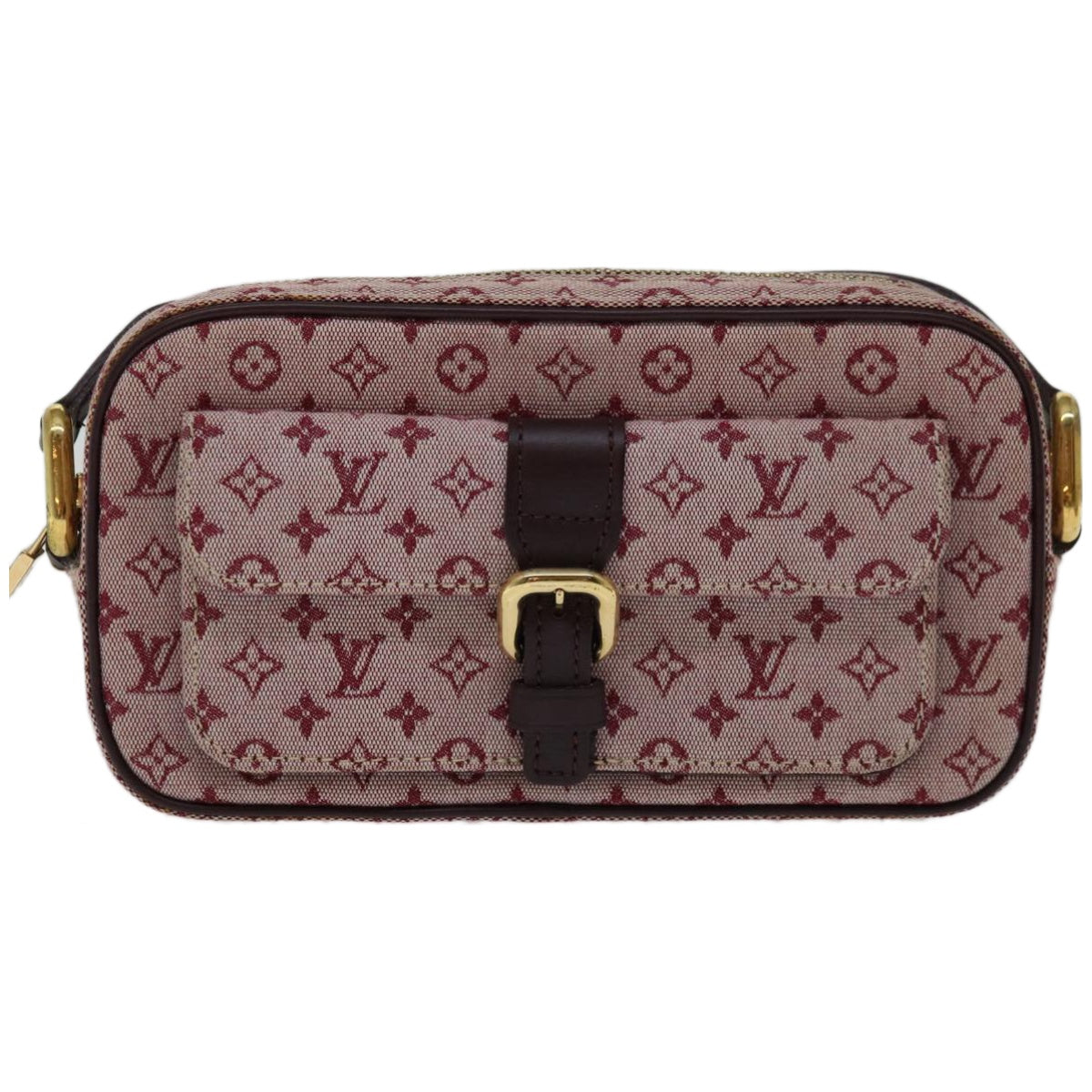 LOUIS VUITTON Monogram Mini Juliet MM Shoulder Bag Red M92219 LV Auth ki4103