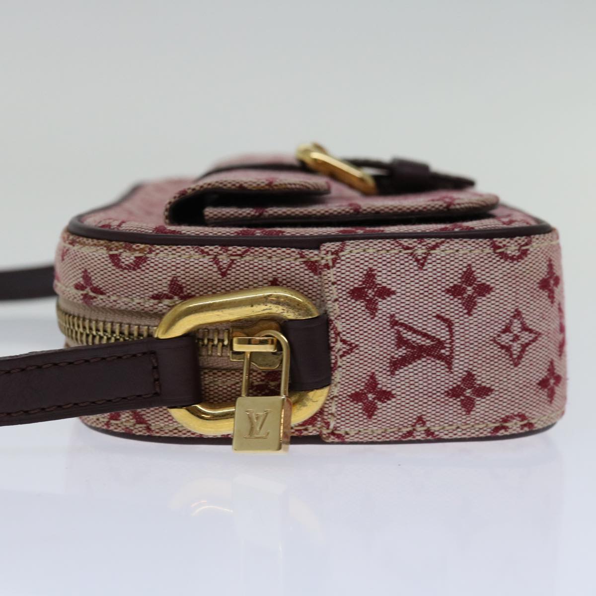 LOUIS VUITTON Monogram Mini Juliet MM Shoulder Bag Red M92219 LV Auth ki4103