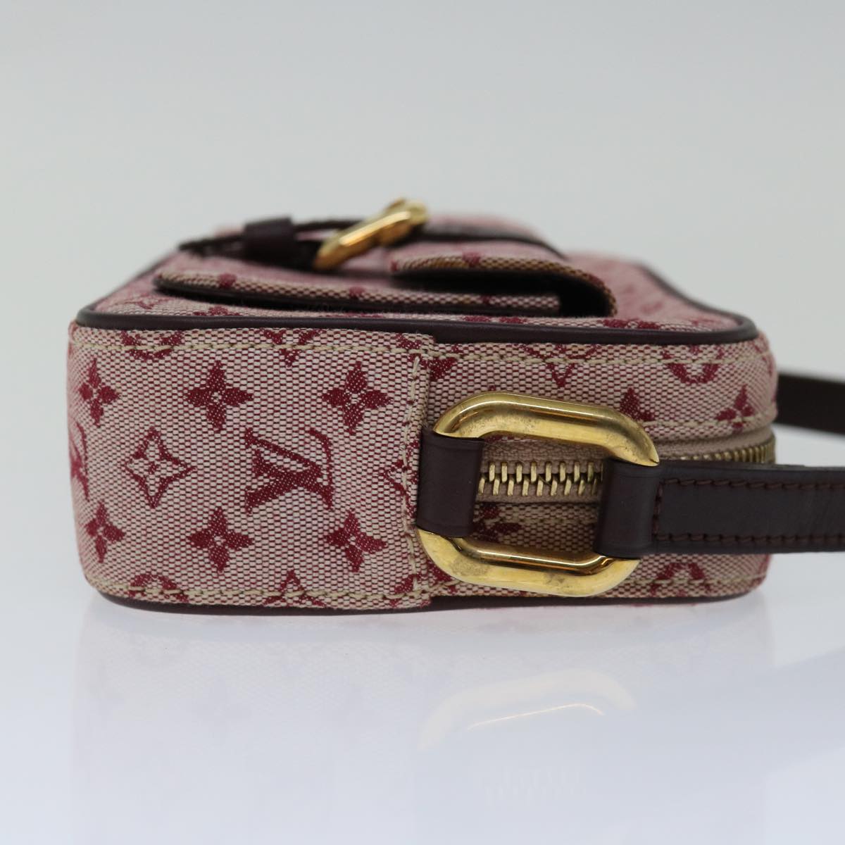 LOUIS VUITTON Monogram Mini Juliet MM Shoulder Bag Red M92219 LV Auth ki4103