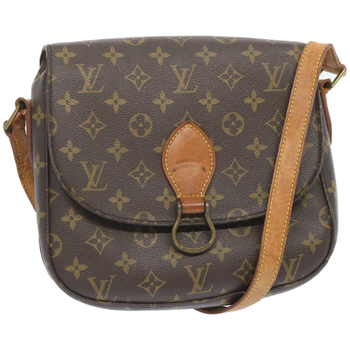 LOUIS VUITTON Monogram Saint Cloud GM Shoulder Bag M51242 LV Auth ki4107