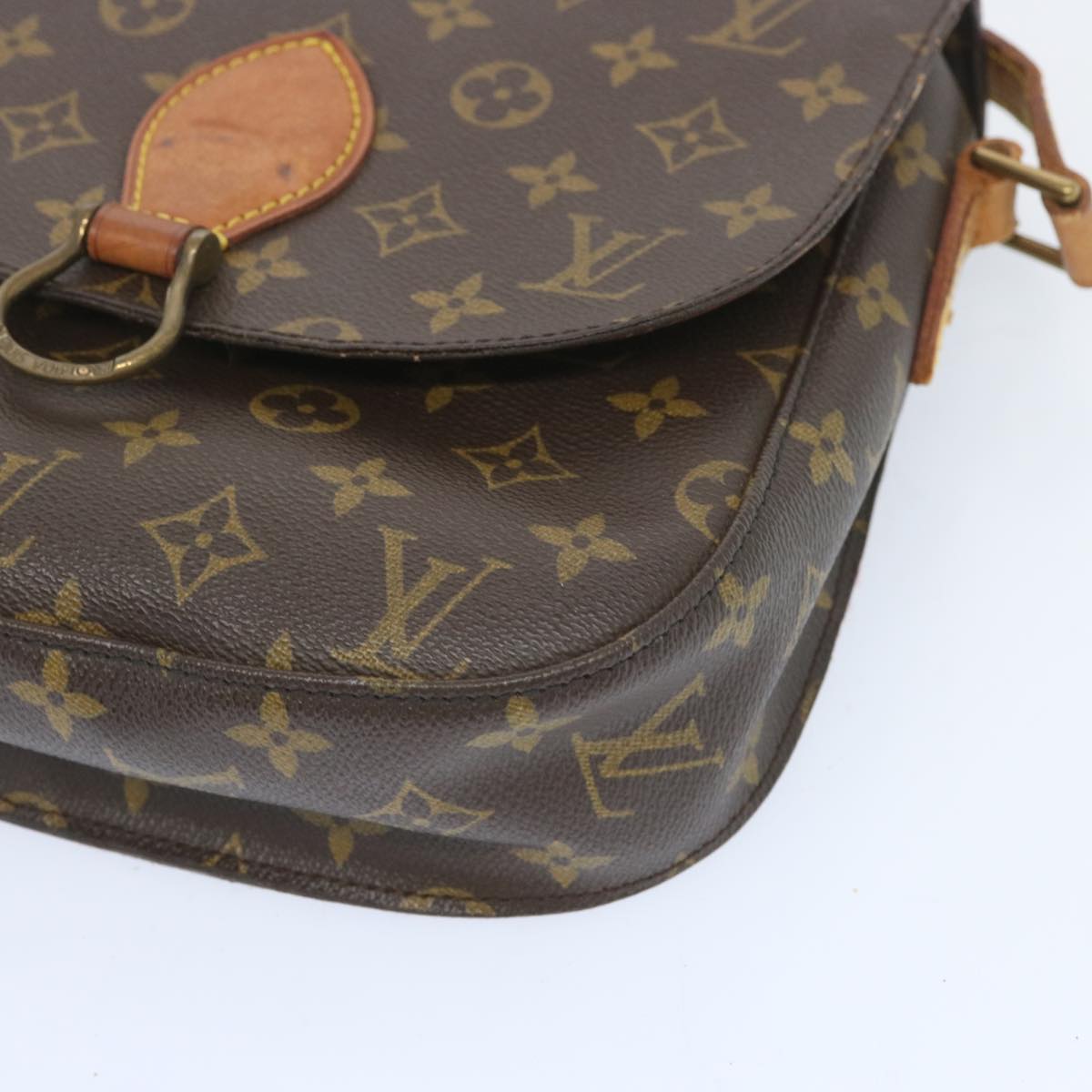 LOUIS VUITTON Monogram Saint Cloud GM Shoulder Bag M51242 LV Auth ki4107