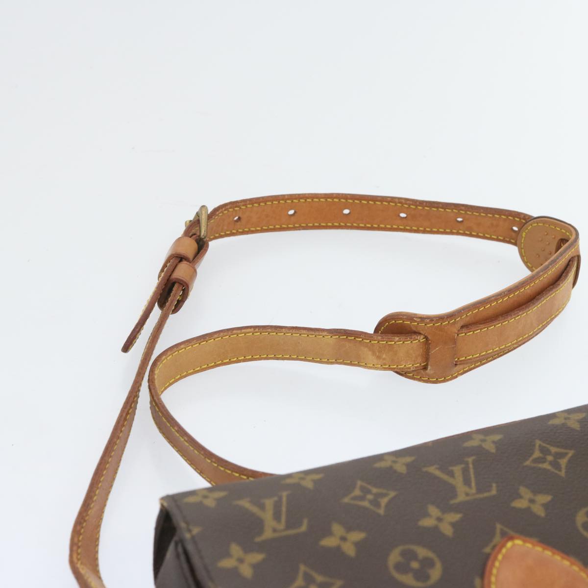 LOUIS VUITTON Monogram Saint Cloud GM Shoulder Bag M51242 LV Auth ki4107