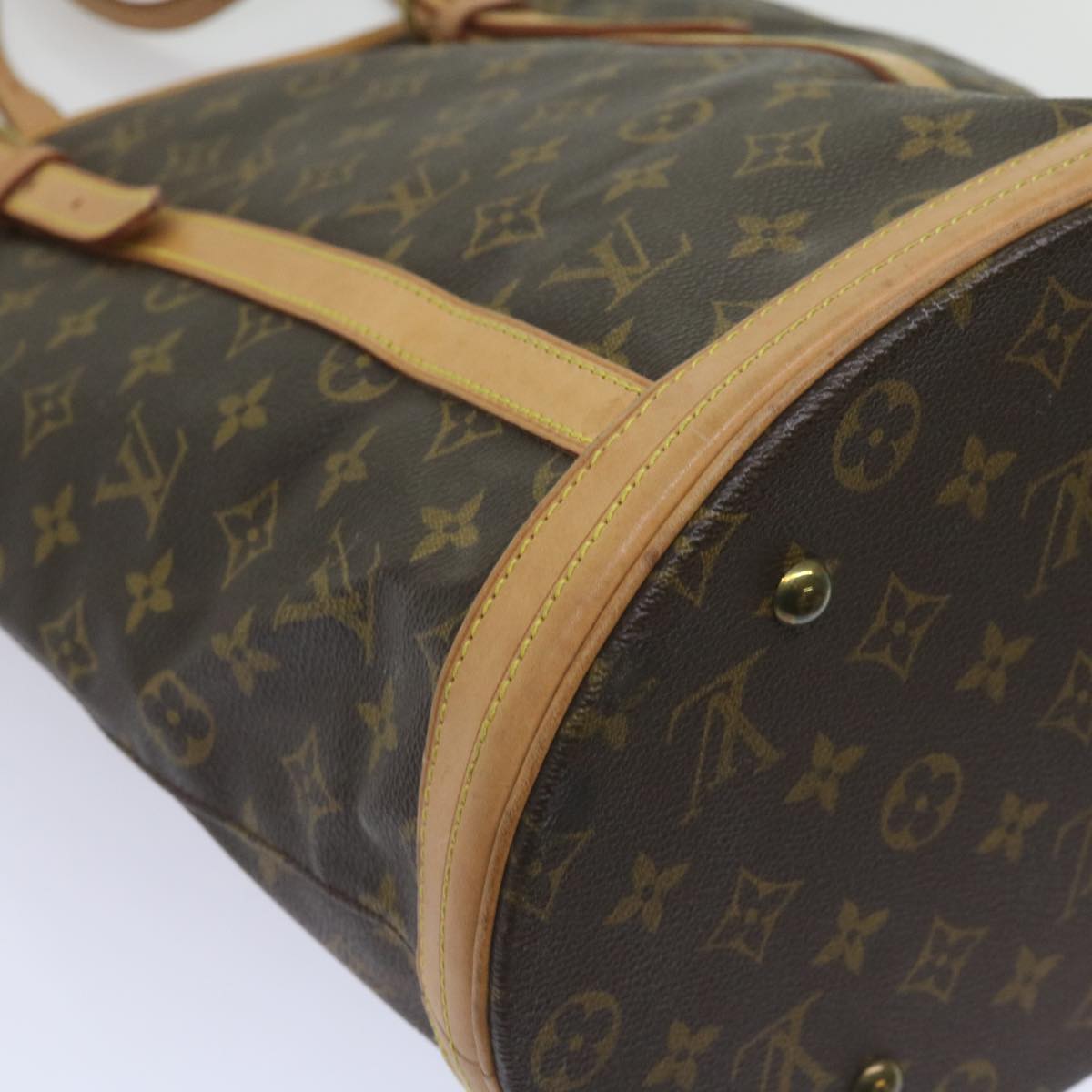 LOUIS VUITTON Monogram Bucket GM Shoulder Bag M42236 LV Auth ki4142