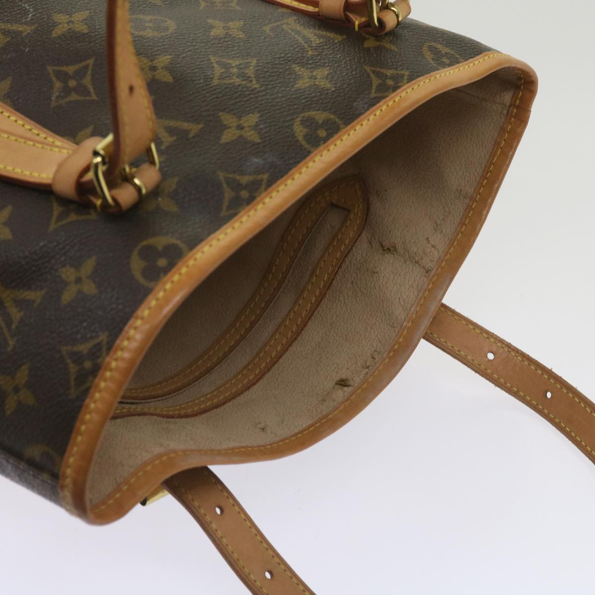 LOUIS VUITTON Monogram Bucket GM Shoulder Bag M42236 LV Auth ki4142