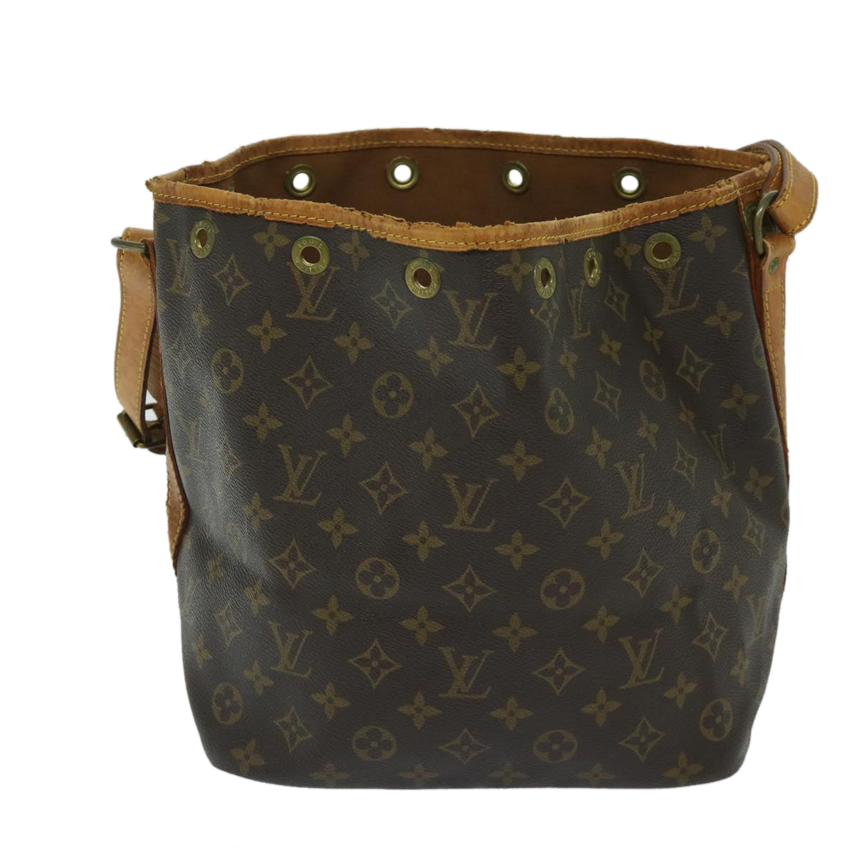 LOUIS VUITTON Monogram Petit Noe Shoulder Bag M42226 LV Auth ki4143