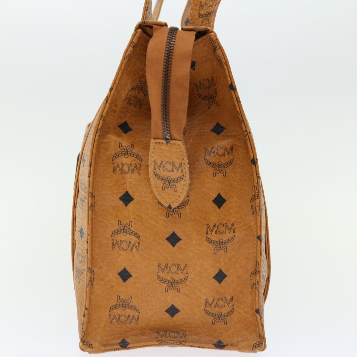 MCM Vicetos Logogram Shoulder Bag PVC Brown Auth ki4151