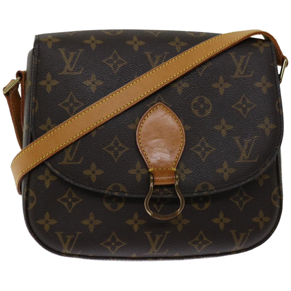 LOUIS VUITTON Monogram Saint Cloud GM Shoulder Bag M51242 LV Auth ki4162