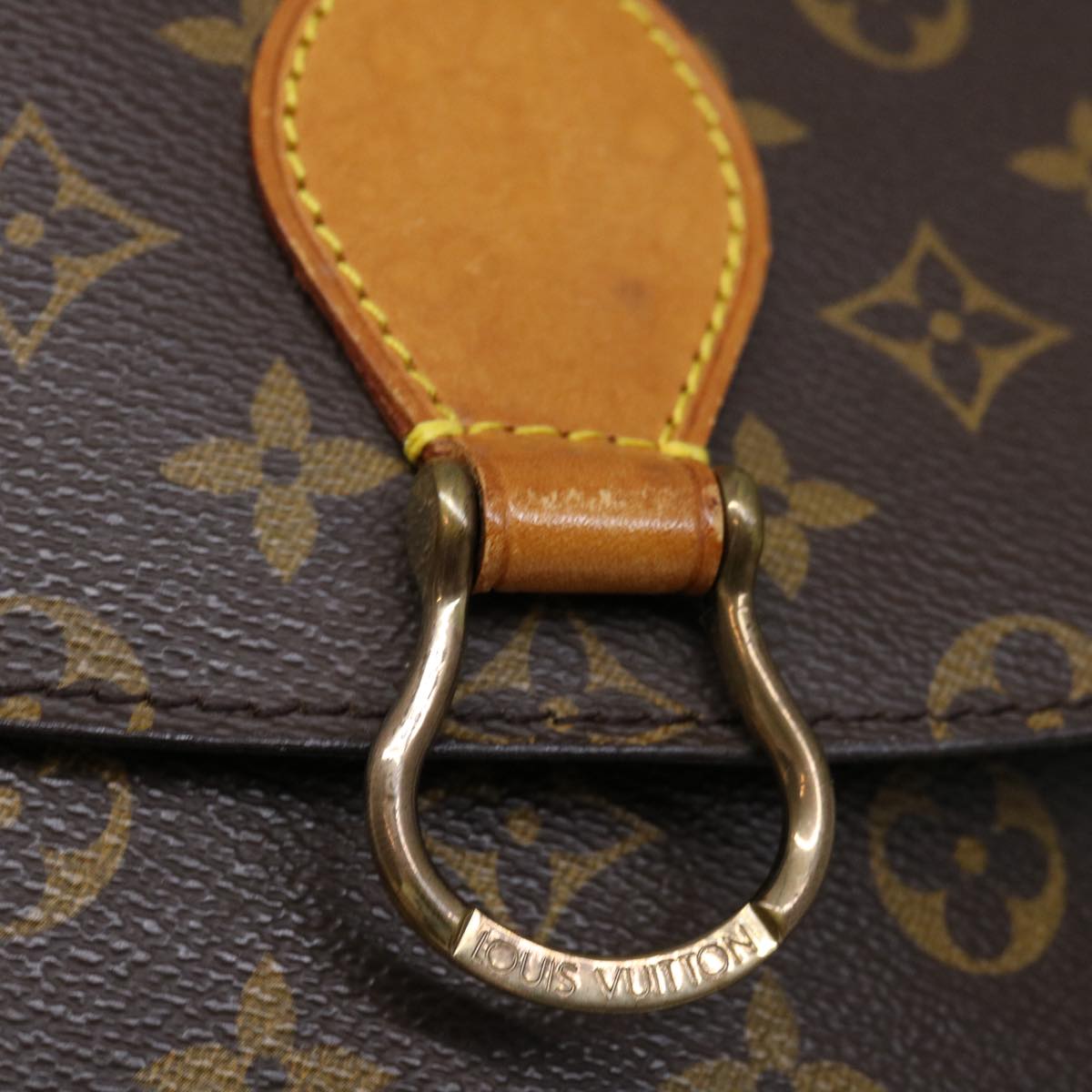 LOUIS VUITTON Monogram Saint Cloud GM Shoulder Bag M51242 LV Auth ki4162