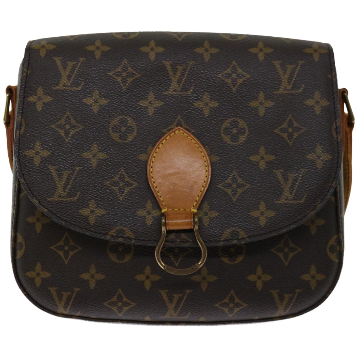 LOUIS VUITTON Monogram Saint Cloud GM Shoulder Bag M51242 LV Auth ki4162