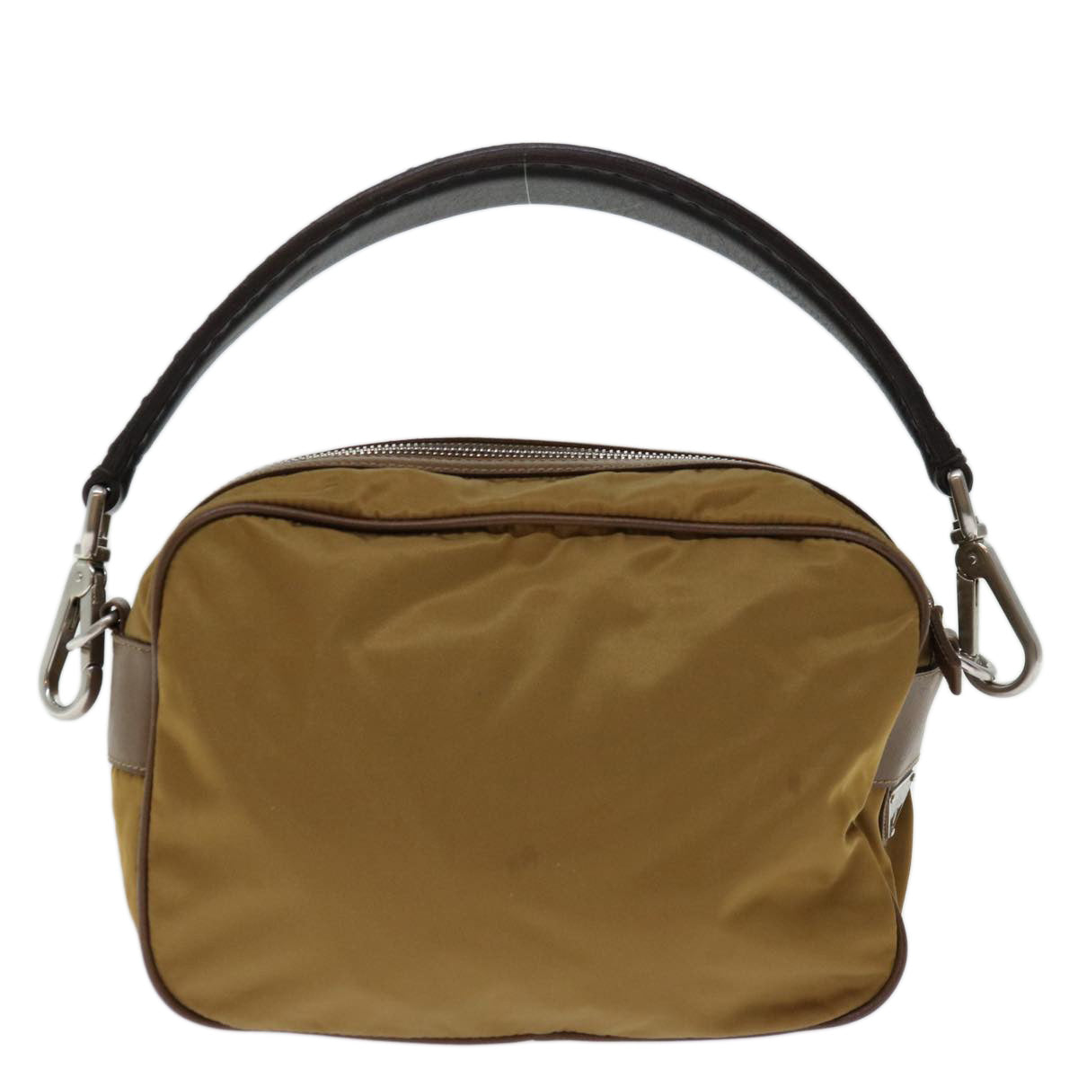 PRADA Shoulder Bag Nylon Brown Auth ki4171 - 0