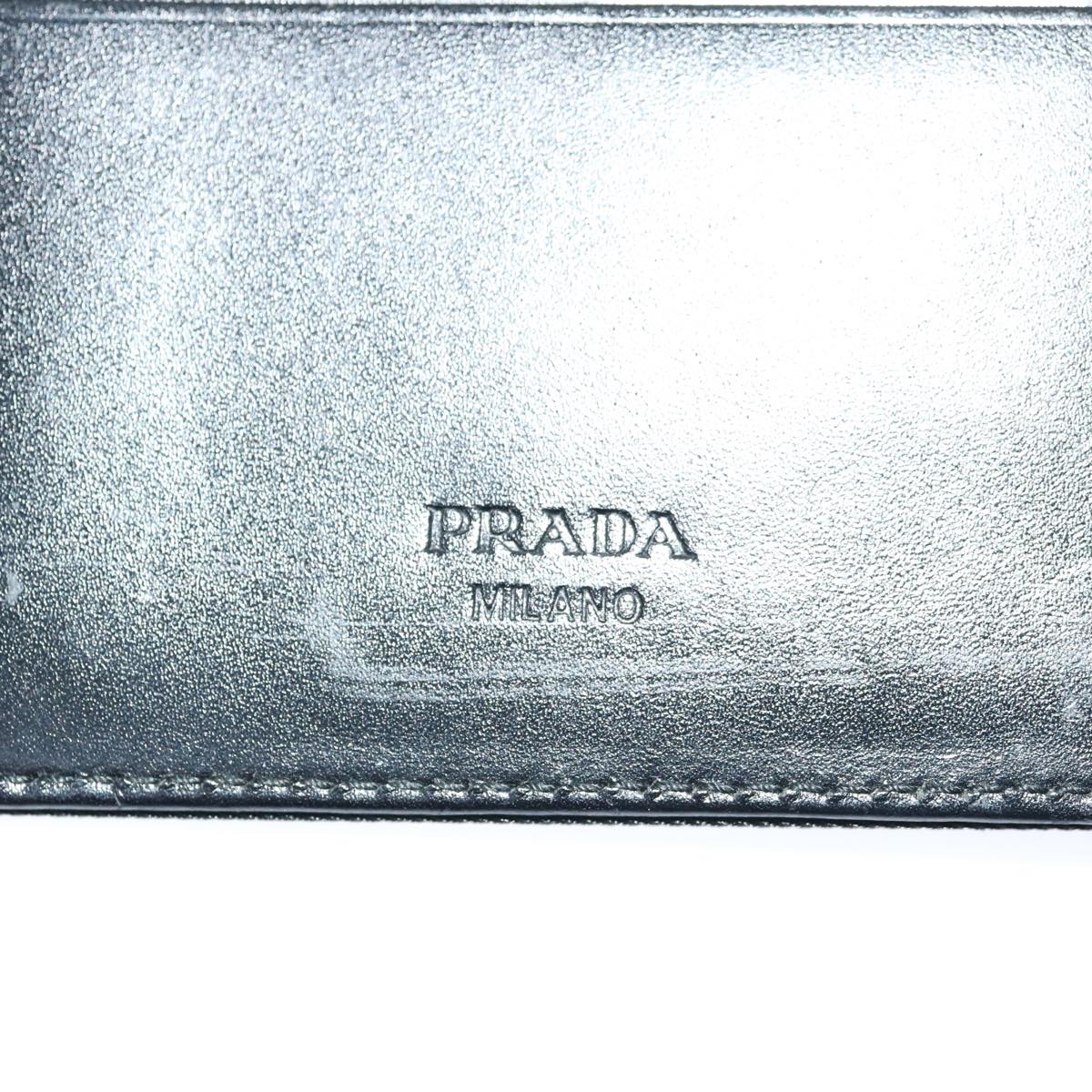 PRADA Day Planner Cover Nylon Black Auth ki4181