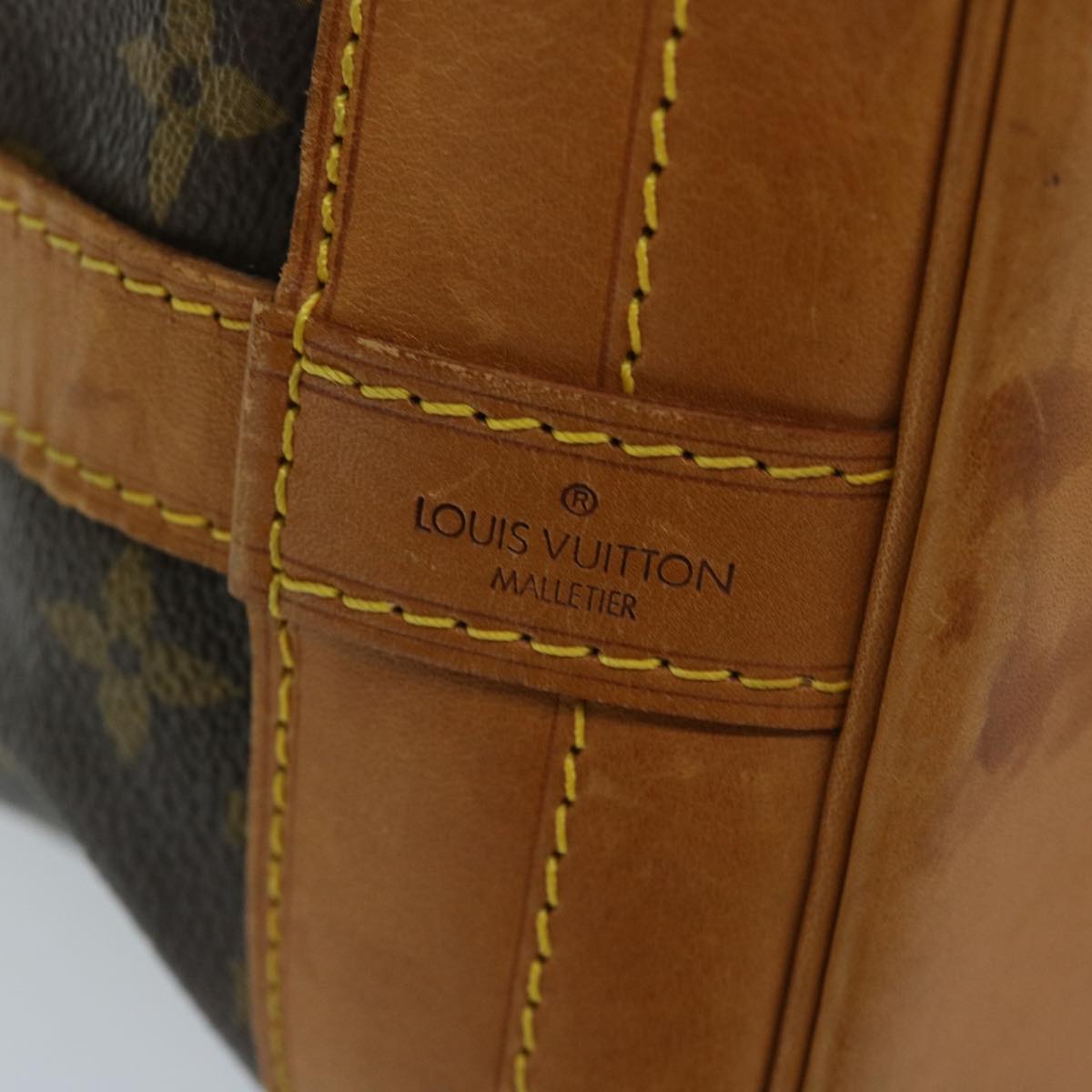 LOUIS VUITTON Monogram Noe Shoulder Bag M42224 LV Auth ki4184