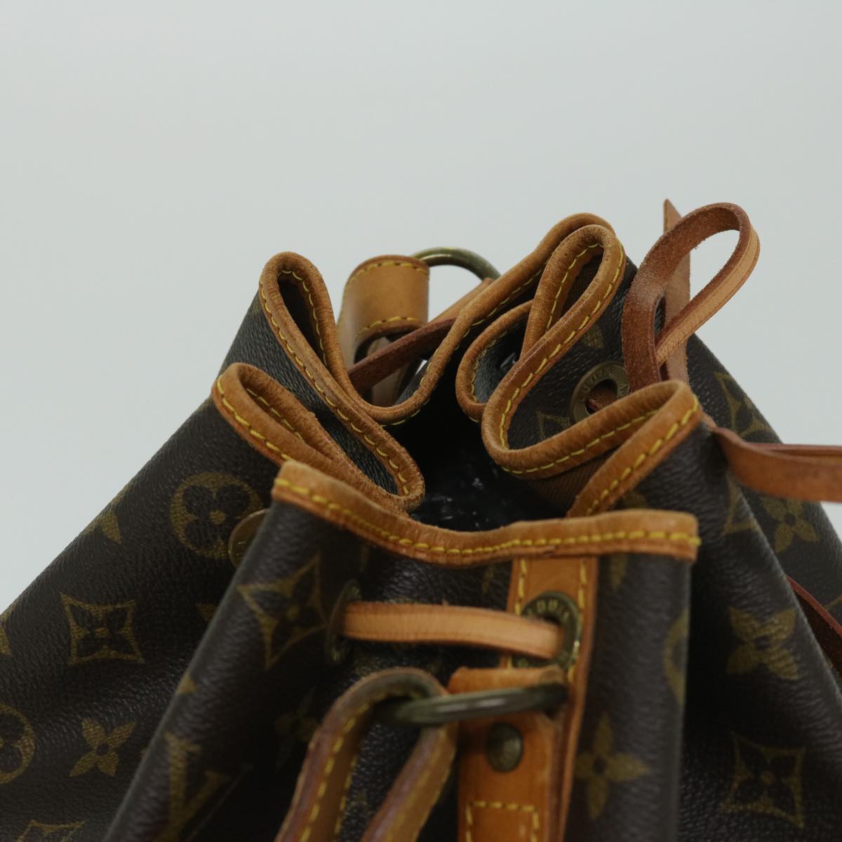 LOUIS VUITTON Monogram Noe Shoulder Bag M42224 LV Auth ki4184