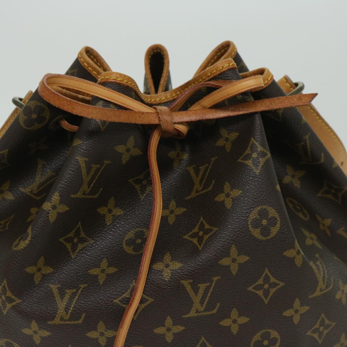 LOUIS VUITTON Monogram Noe Shoulder Bag M42224 LV Auth ki4184