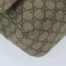 GUCCI GG Supreme Shoulder Bag PVC Beige 141194 Auth ki4209-15