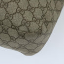 GUCCI GG Supreme Shoulder Bag PVC Beige 141194 Auth ki4209-16