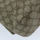 GUCCI GG Supreme Shoulder Bag PVC Beige 141194 Auth ki4209-17