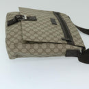 GUCCI GG Supreme Shoulder Bag PVC Beige 141194 Auth ki4209-3