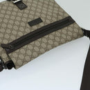 GUCCI GG Supreme Shoulder Bag PVC Beige 141194 Auth ki4209-6