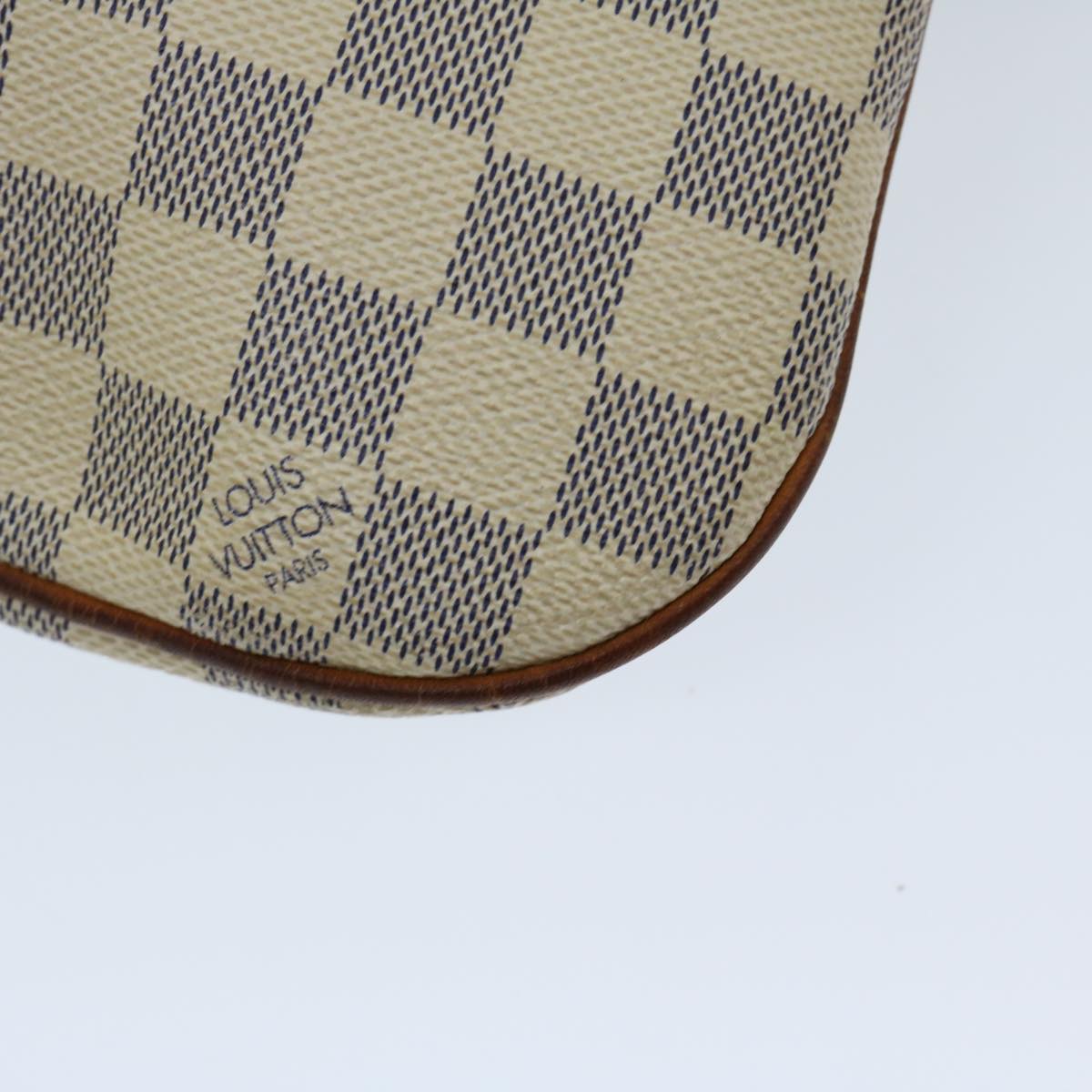 LOUIS VUITTON Damier Azur Pochette Bosphore Shoulder Bag N51112 LV Auth ki4224