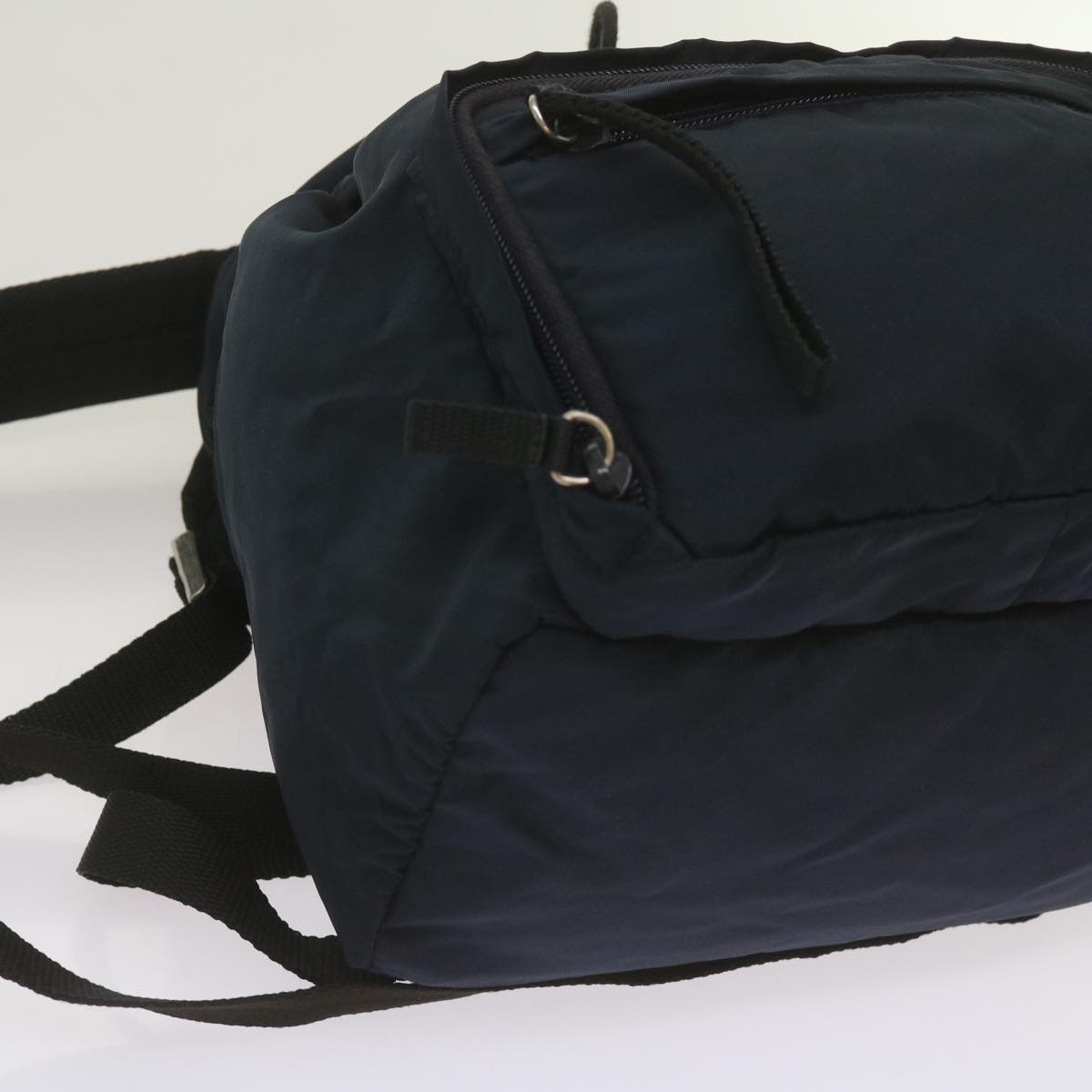 PRADA Backpack Nylon Navy Auth ki4230