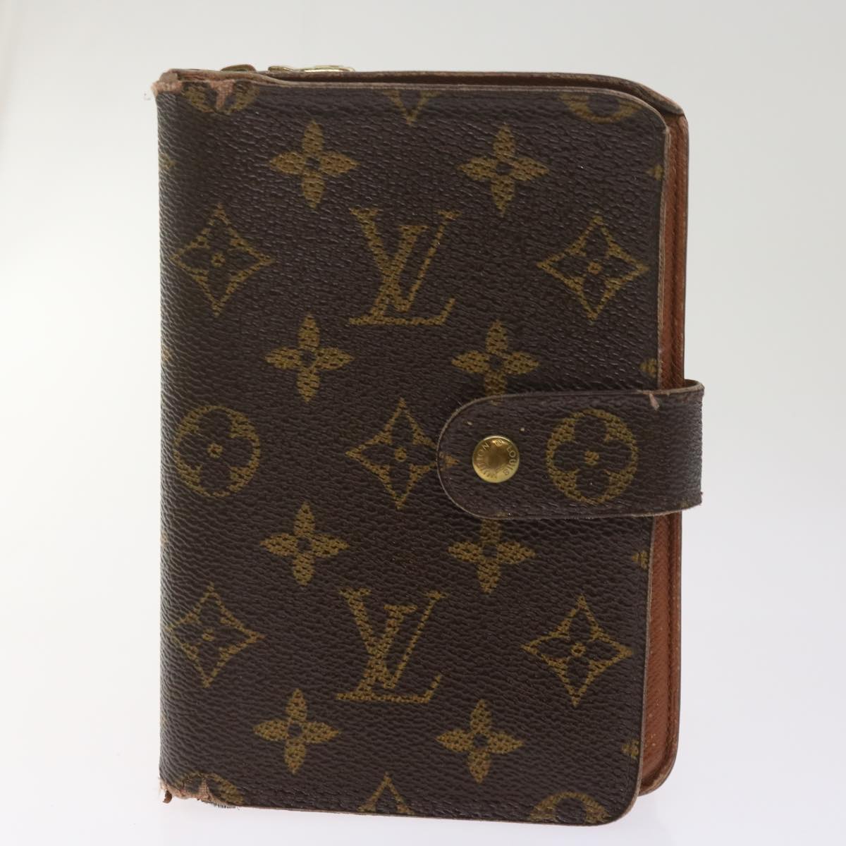 LOUIS VUITTON Monogram Damier Ebene Wallet 9Set LV Auth ki4235