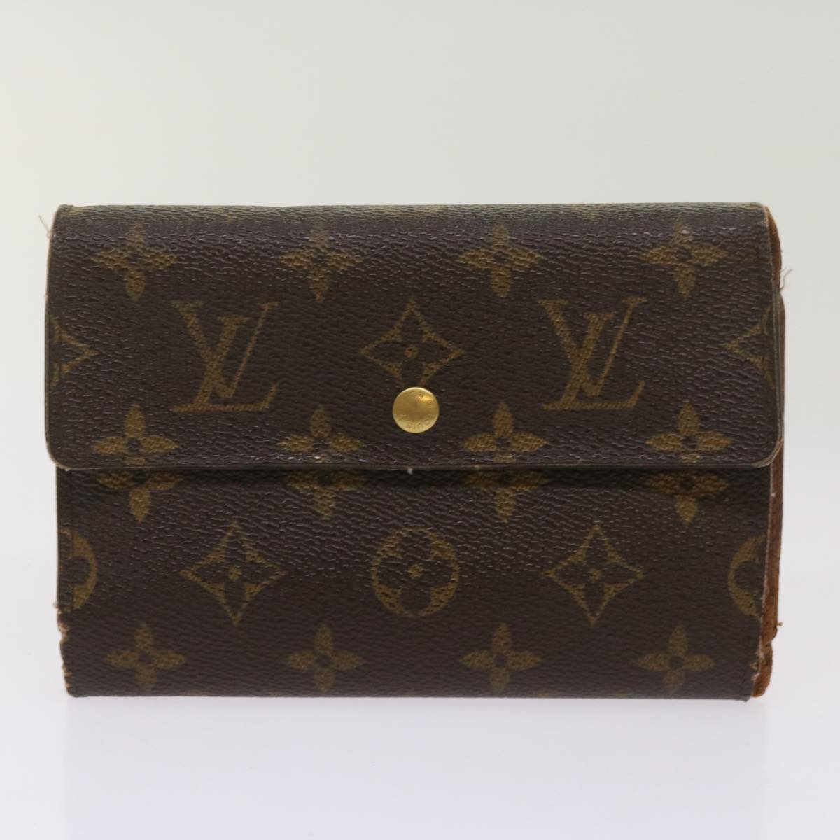 LOUIS VUITTON Monogram Damier Ebene Wallet 9Set LV Auth ki4235