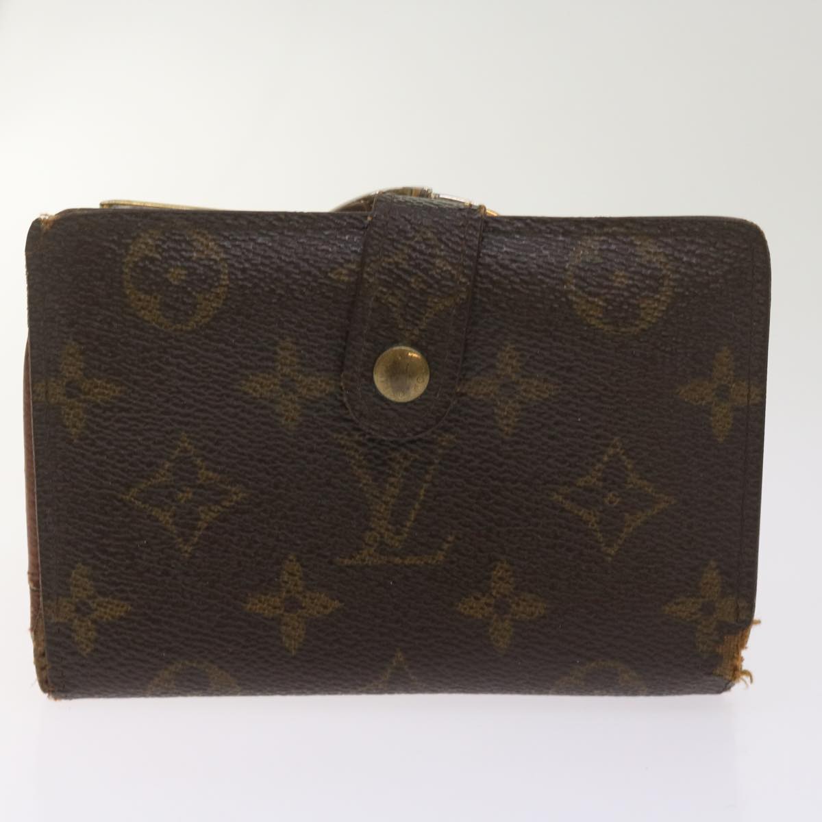 LOUIS VUITTON Monogram Damier Ebene Wallet 9Set LV Auth ki4235