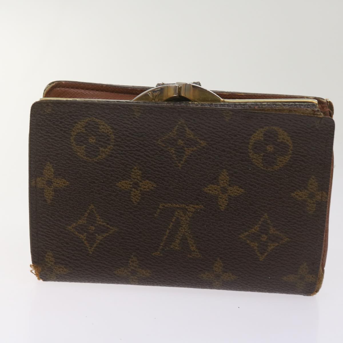 LOUIS VUITTON Monogram Damier Ebene Wallet 9Set LV Auth ki4235