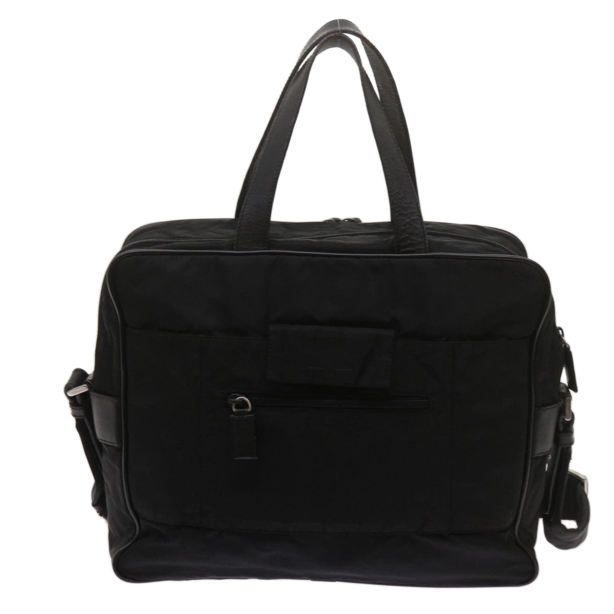 PRADA Briefcase Nylon 2way Black Auth ki4282 - 0