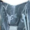 Salvatore Ferragamo Gancini Chain Shoulder Bag Leather Black Auth ki4289-19