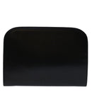 Salvatore Ferragamo Gancini Chain Shoulder Bag Leather Black Auth ki4289-2