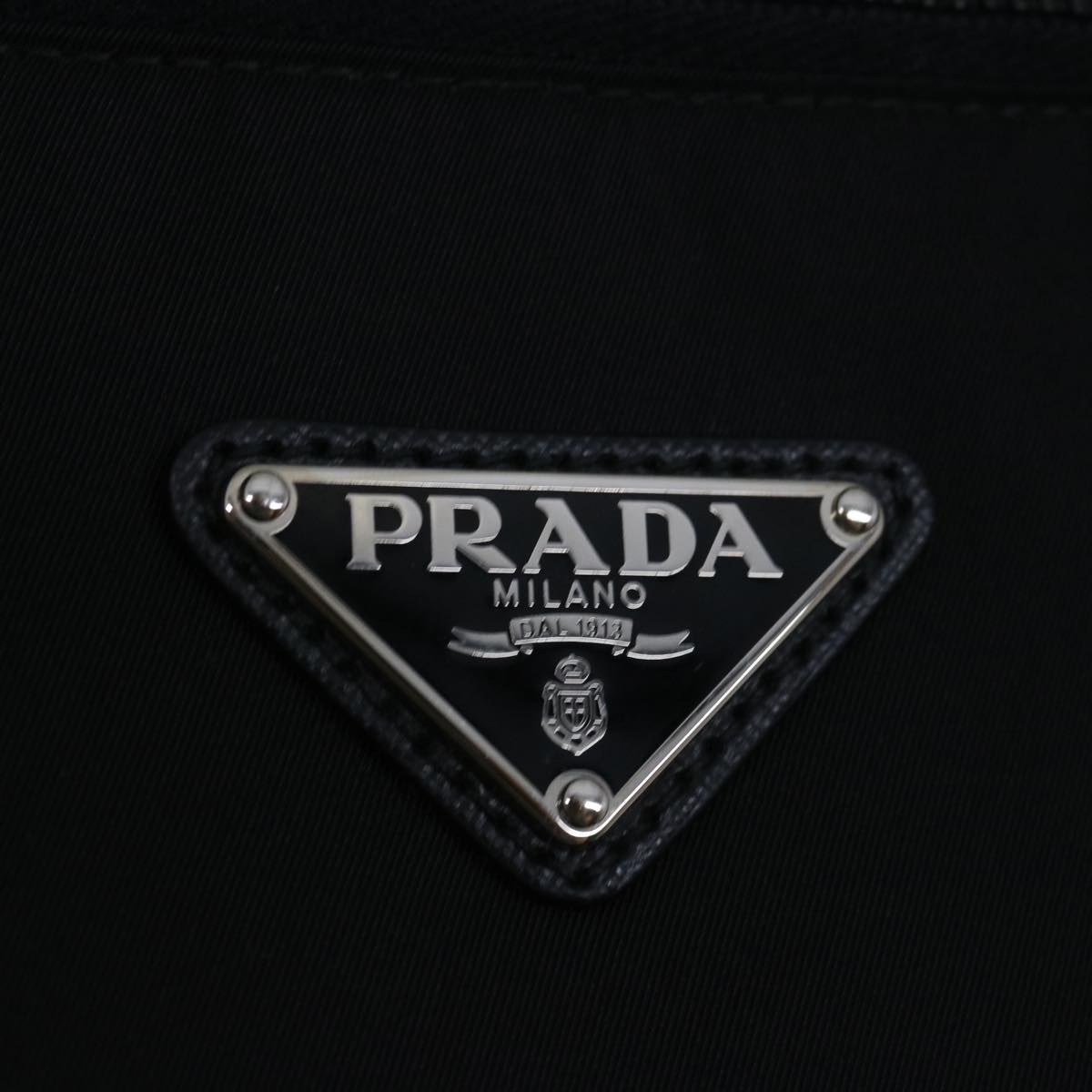 PRADA Shoulder Bag Nylon 2way Black Auth ki4294A