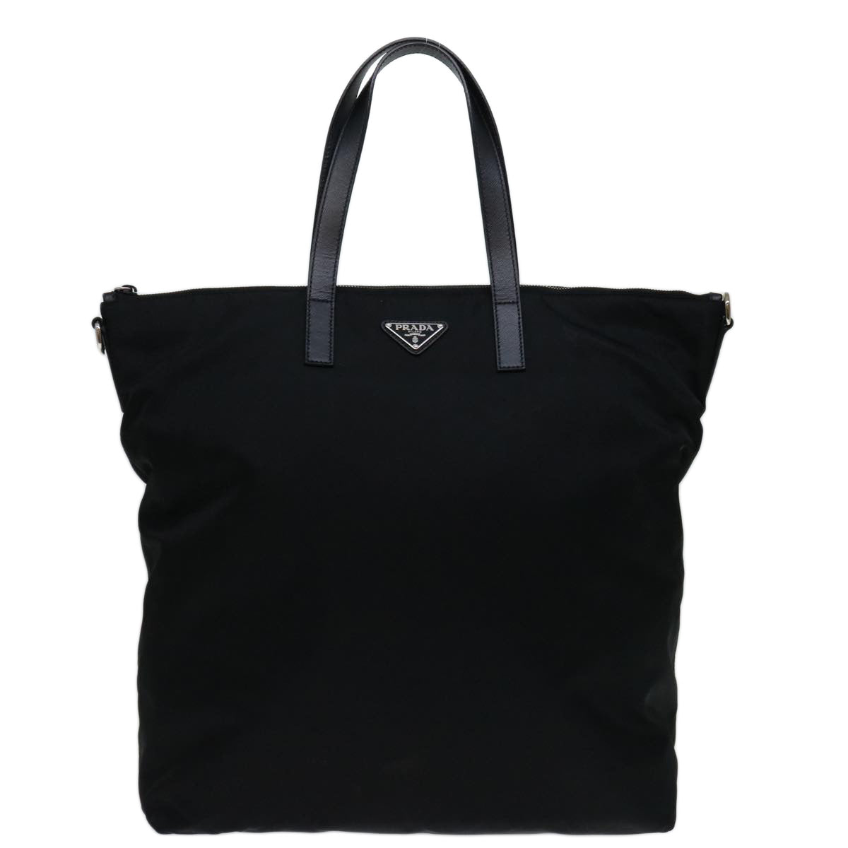 PRADA Shoulder Bag Nylon 2way Black Auth ki4294A