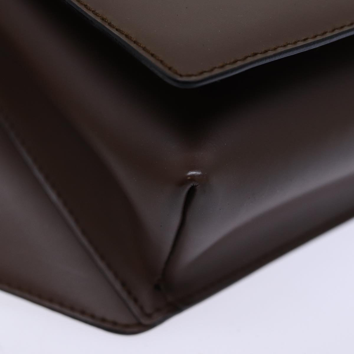 Salvatore Ferragamo Waist bag Leather Brown Auth ki4340