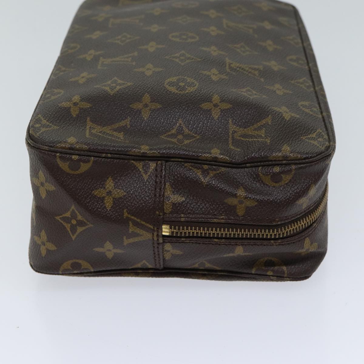 LOUIS VUITTON Monogram Trousse Toilette 28 Clutch Bag M47522 LV Auth ki4349