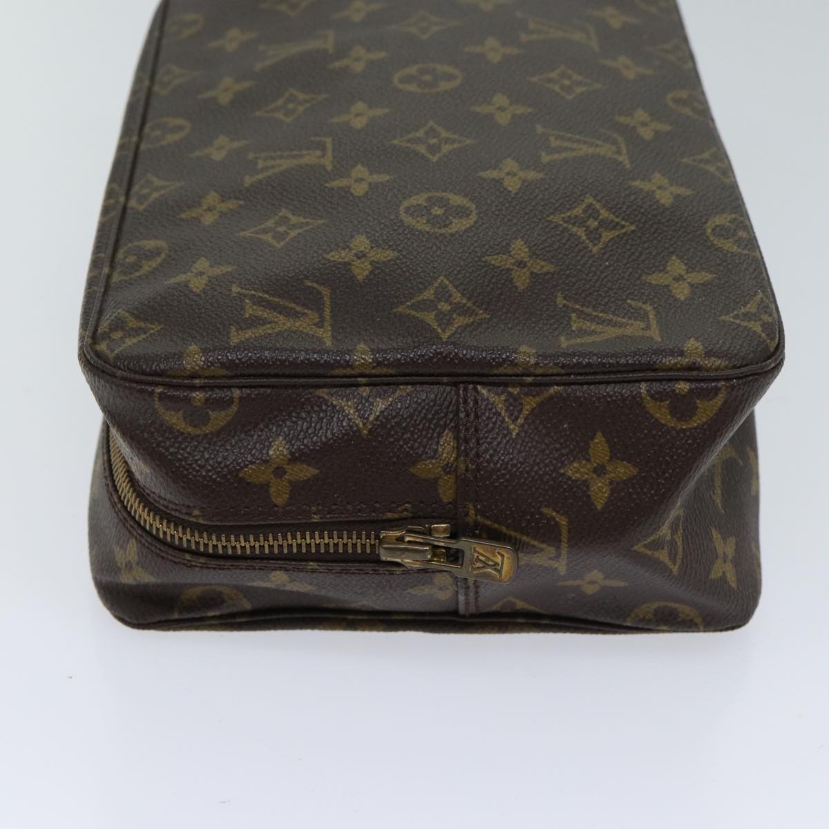 LOUIS VUITTON Monogram Trousse Toilette 28 Clutch Bag M47522 LV Auth ki4349