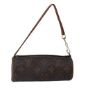 LOUIS VUITTON Monogram Papillon Pouch LV Auth ki4357-1