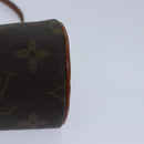 LOUIS VUITTON Monogram Papillon Pouch LV Auth ki4357-16