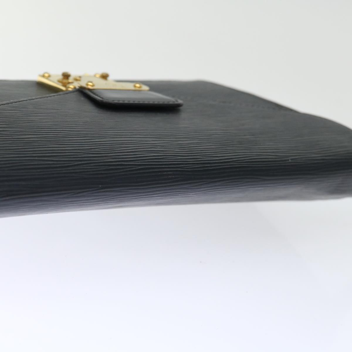 LOUIS VUITTON Epi Serie Dragonne Hand Bag Black M52612 LV Auth ki4359