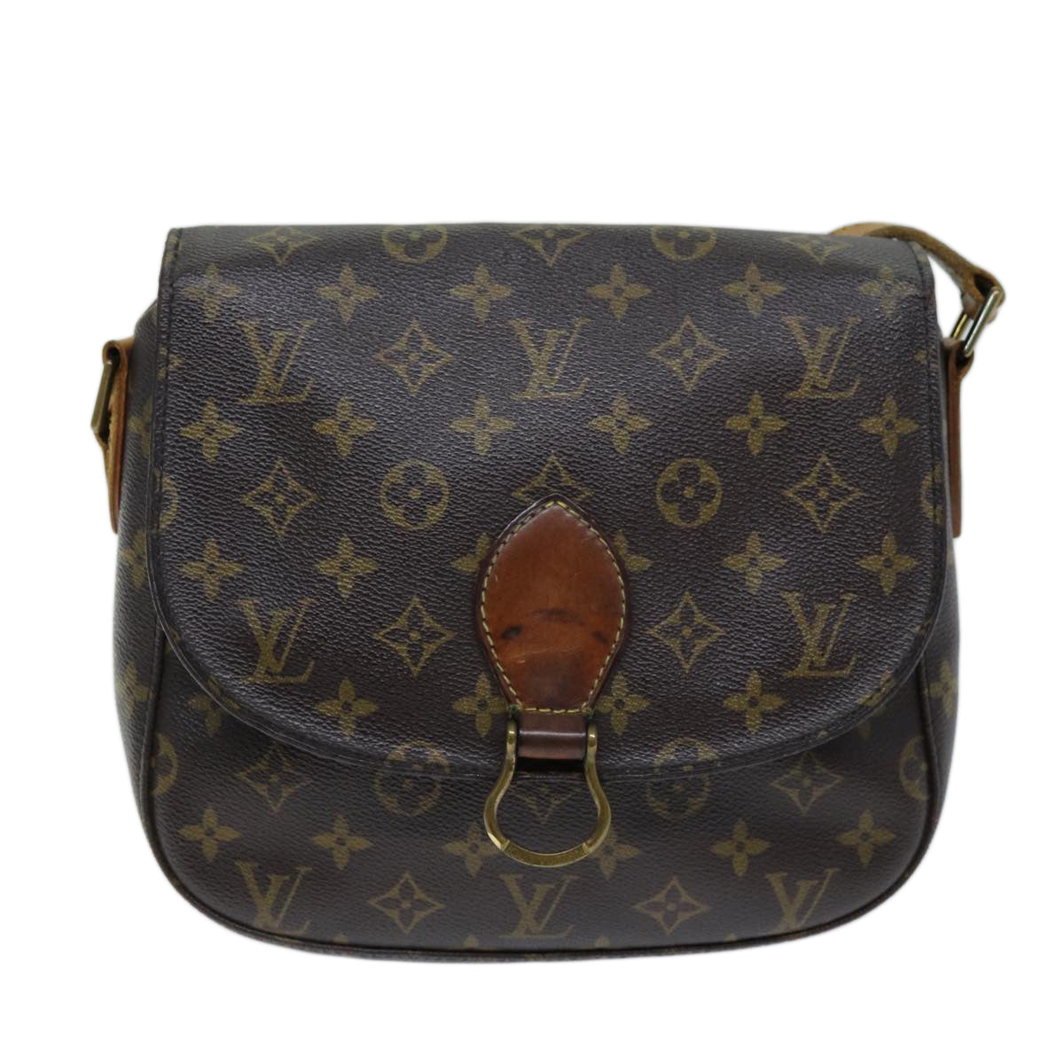 LOUIS VUITTON Monogram Saint Cloud GM Shoulder Bag M51242 LV Auth ki4371