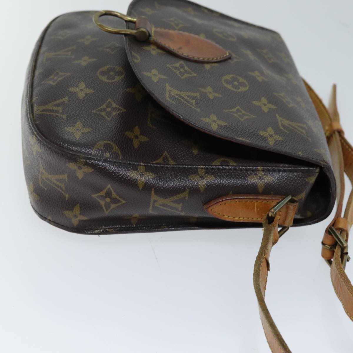 LOUIS VUITTON Monogram Saint Cloud GM Shoulder Bag M51242 LV Auth ki4371