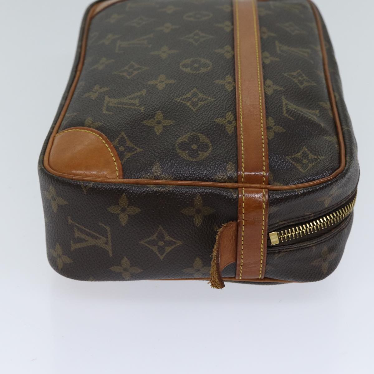 LOUIS VUITTON Monogram Compiegne 28 Clutch Bag M51845 LV Auth ki4398