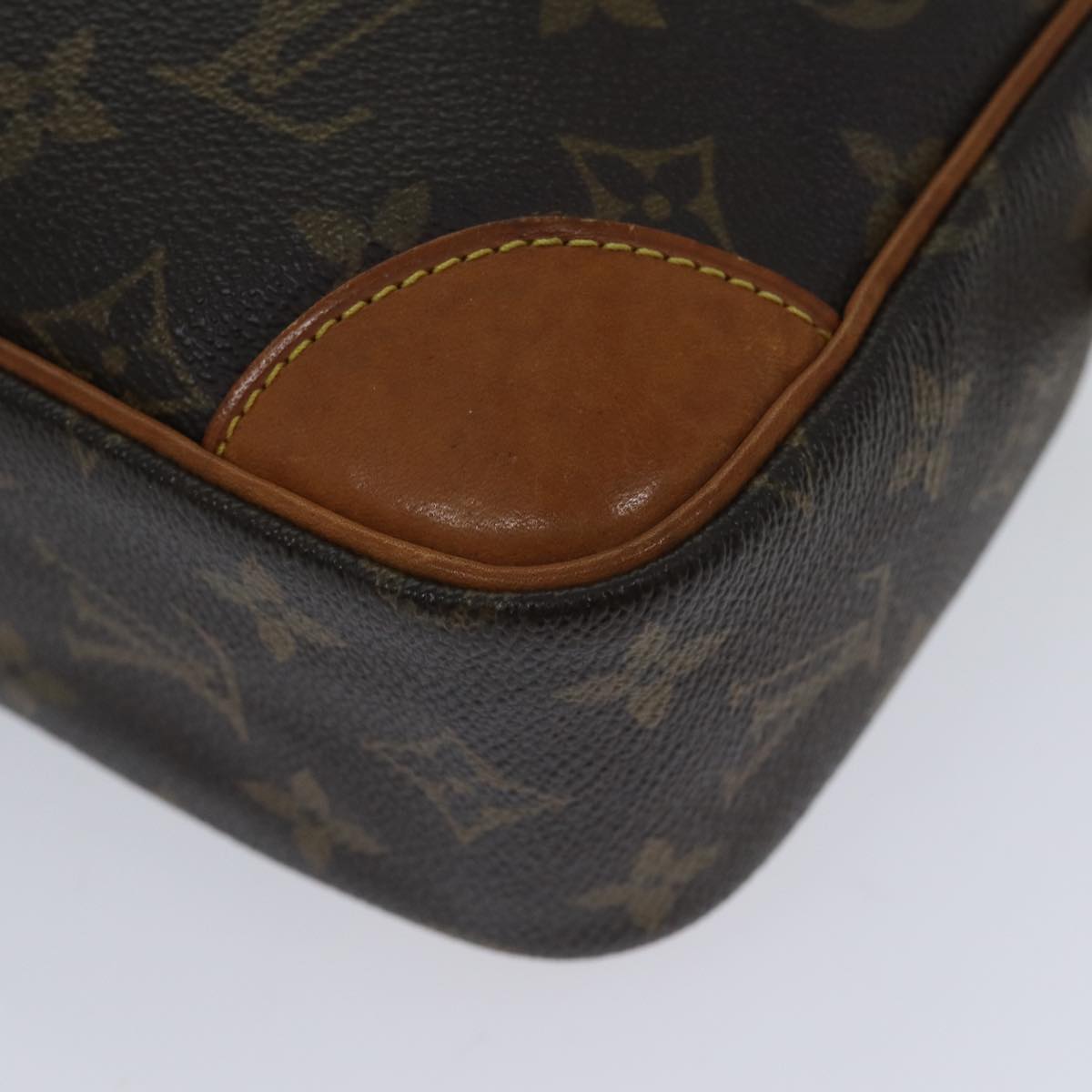 LOUIS VUITTON Monogram Compiegne 28 Clutch Bag M51845 LV Auth ki4398