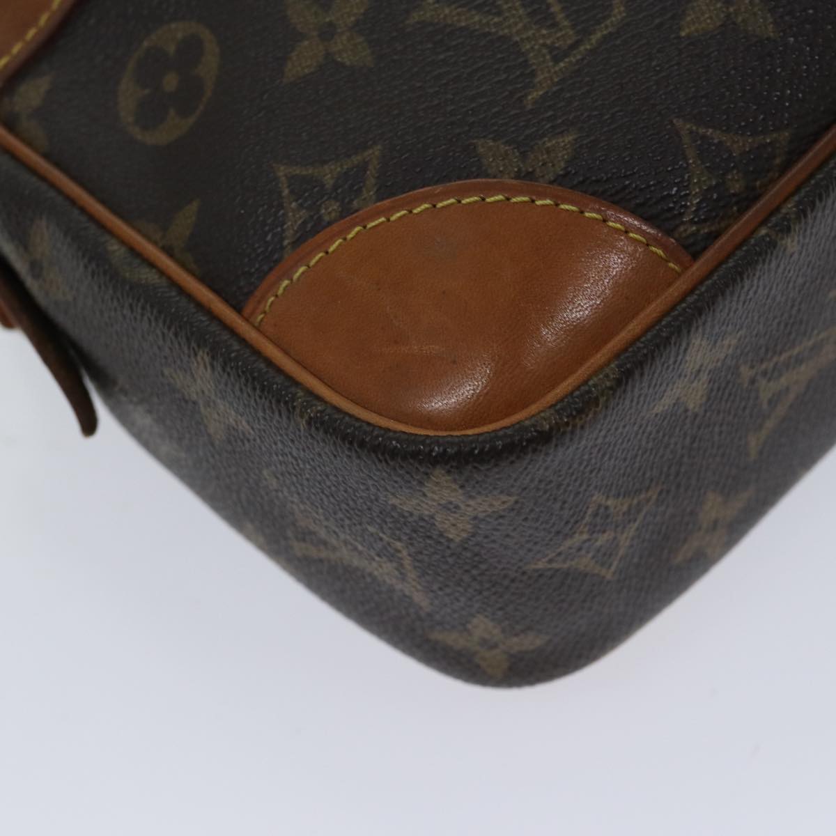 LOUIS VUITTON Monogram Compiegne 28 Clutch Bag M51845 LV Auth ki4398